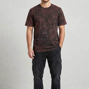 เสื้อยืดคุณภาพสูง ผ้าฝ้าย 100% สีซีดแบบวินเทจ ซักแบบ Stone Wash และ Acid Wash ทรงโอเวอร์ไซส์ ทรงบ็อกซี่  เสื้อเปล่าสำหรับงานสกรีน สตรีทแวร์ เย็บตะเข็บเดี่ยว - Product Image 4