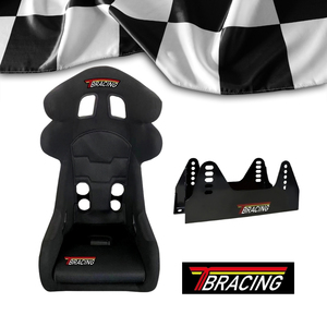 Siège de course rallye TBRACING RS-07 homologué FIA 8855-2021, prêt pour une utilisation sur circuit, avec trous pour harnais et rail coulissant, broderie de logo personnalisée. - Product Image 3