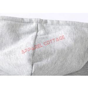 Venta al por mayor de moda Unisex francés Terry liso teñido de gran tamaño pulóveres sudaderas en blanco para hombre Sudadera con capucha Casual sudaderas de punto - Product Image 6