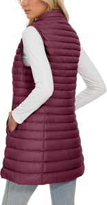 <b>Women's</b> Lightweight Insulated Puffer Vest OEM Manufacturer Custom Logo <b>Women's</b> <b>Sleeveless</b> Quilted <b>Jacket</b> Wholesale - Product Image 3