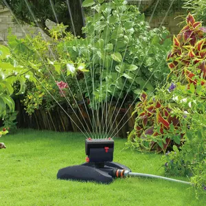 Sistema de aspersor de jardín oscilante automático, 16 boquillas, Mini oscilador, ancho de agua, Dirección de longitud, riego de flujo de agua
