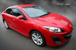 Viseras para Ventanas de Auto HIC, Protectores Contra la Lluvia, Material PMMA, 100% Compatibles con MAZDA 3 / Axela Sedán 4 Puertas 2009~2013 - Product Image 1