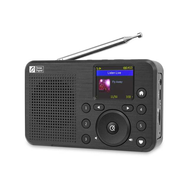 Portable radio WR-18 Compact Internet Wireless Radio with FM Battery Operated rechargeable