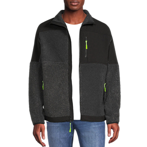 Custom Design Sherpa Polar Fleece Men's <b>Jackets</b> Street Wear Outdoor New Fashion High Manufacturers Fleece Sherpa <b>Jacket</b> For Men - Product Image 5