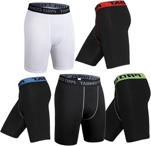 Pantalones Cortos Deportivos de Compresión Alta para Hombre, Cintura Media, Estilo Casual, para Baloncesto, Jogging, Running, con Cordón Ajustable - Product Image 4