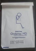 Sac à vomir de qualité supérieure pour usage médical et en voyage, sac à vomir jetable avec fermeture hermétique, exportateur d'Inde au meilleur prix