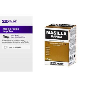 Criscolor Masilla Rapida in Polvere 1Kg per Riparazioni Interne - Product Image 1