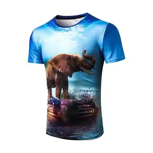 Polyester Cotton Sport Wear Custom Heat Transfer Sublimation Printing Printer Design Custom T Shirt