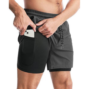 กางเกงขาสั้นออกกำลังกายสำหรับผู้หญิง มีกระเป๋า ใส่โทรศัพท์ได้ เอวสูง กันเห็นขาขณะสควอท เหมาะสำหรับโยคะ ฟิตเนส และกิจกรรมกีฬา - Product Image 3