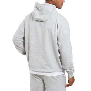 Sweat-shirt à capuche en molleton 100 % coton surdimensionné pour homme, style streetwear, avec logo personnalisé, idéal pour l'hiver, prix de gros - Product Image 3