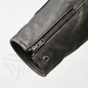 Veste de moto en cuir véritable pour homme de qualité supérieure, nouvelle arrivée, vestes de moto d'hiver, protections amovibles, personnalisables - Product Image 6