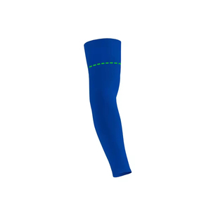 Manchons de compression sportifs en coton anti-UV sans couture avec logo personnalisé, respirants en polyester pour le cyclisme et la course à pied - Product Image 4