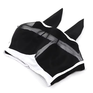 Masque anti-mouches pour chevaux, léger, personnalisable, de qualité supérieure, avec maille respirante, réglable, durable, protection des oreilles, équipement d'équitation - Product Image 5