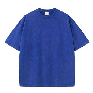 เสื้อยืดสตรีทแวร์ผ้าฝ้ายฟอกสีทรงลำลองใส่ได้ทุกวันมีแบรนด์แฟชั่น - Product Image 3