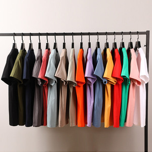 Camiseta de Manga Corta con Cuello Redondo, Color Sólido, Algodón Peinado CVC 190G, Bordado con Logotipo Personalizado OEM, Uniforme Cultural - Product Image 2