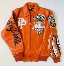 OEM Manufacturer Embroidery Street Wear Leather Jacket Custom Cowhide <b>Genuine</b> Leather Men's Winter Stand Front Eco-Friendly - Product Image 4