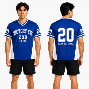 Maillot de sport bleu inspiré de Zata pour hommes et femmes, kit de victoire, tee-shirt de sport coupe courte et coupe classique - Product Image 2