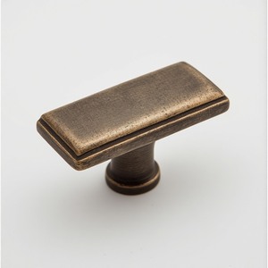 Poignée de porte élégante en laiton, design rond massif, finition polie, pour porte en bois moderne - Product Image 4