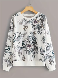 Sudadera Casual de Punto para Mujer, con Estampado de Personajes de Dibujos Animados, Cuello Redondo, Manga Larga, Suave y Holgada, para Invierno, San Valentín - Product Image 4