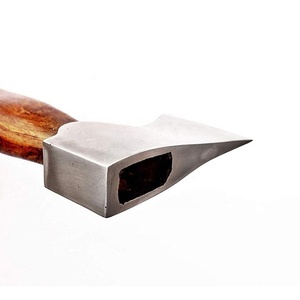 Hacha Vikinga de Acero Inoxidable Hecha a Mano con Mango de Madera, Forjada a Mano, para Uso Industrial/DIY/Camping - Product Image 3
