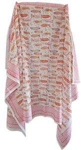 Pareo Sarong 100% Algodón Ecológico con Estampado Floral Indio, de una Pieza, 44 x 72 Pulgadas, para Playa, Cubre Traje de Baño, Unisex - Product Image 3