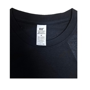 เสื้อยืดคอกลมแขนสั้นผู้ชายผ้าฝ้ายแท้ 100% S/J 180 GSM แบบลำลองพื้นฐานสีพื้น ผลิตตามสั่งจากบังกลาเทศ - Product Image 3