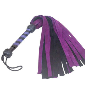 Leather <b>Flogger</b> Soft Leather Design Flexible Strips Durable Grip Leather <b>Flogger</b> Easy Handling Use - Product Image 1