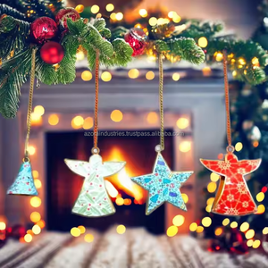 Recién llegado, adorno de Metal personalizado de tendencia, novedad, decoración navideña colgante de relleno de medias bajas - Product Image 1