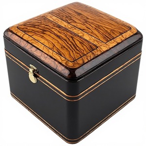 Étui à cigares en bois dur poli à la main, de luxe, conçu pour les collectionneurs sophistiqués recherchant des solutions de rangement durables et élégantes - Product Image 1