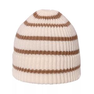 Nuevo Gorro de Punto Fino a Rayas para Otoño e Invierno, Gorro Cálido de Franela, Gorro Unisex Multifuncional - Product Image 5