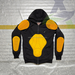 Sweat à capuche de moto en Kevlar 100% coton, sweat à capuche de sécurité pour motard avec armure CE, pour la protection de la conduite, chemises de moto, protections de niveau 2 - Product Image 1