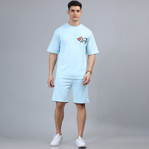 Conjuntos de Verano con Diseño y Colores Personalizados, 100% Algodón Premium, Línea de Ropa Masculina, Ropa Deportiva, Estilo Casual, Conjuntos de Camisetas para Hombre, Pakistán - Product Image 1