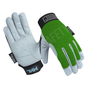 ถุงมือป้องกันการบาด Amara Daily Safety Gloves ผลิตจากหนังสังเคราะห์เสริมความแข็งแรง ดีไซน์นิ้วแบบ Saddle Finger ป้องกันการบาดที่ฝ่ามือ เหมาะสำหรับงานต่างๆ - Product Image 3