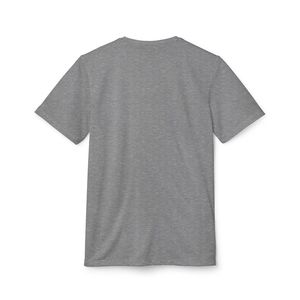 เสื้อยืดคอกลมแขนสั้นสีเทาสำหรับผู้ชาย ผ้าฝ้าย/ใยไผ่ ย้อมเส้นด้าย ทรงปกติ ลายตัวอักษร สวมใส่สบาย ไม่เป็นขุย - Product Image 1
