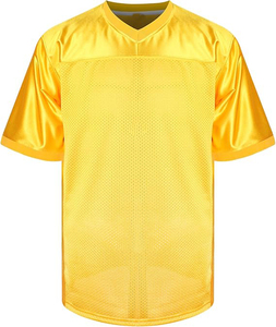 Custom Men's American Football Jerseys Printed Plus Size 100% Polyester Breathable Quick Dry Personalized Mesh Short Sleeve - Product Image 2