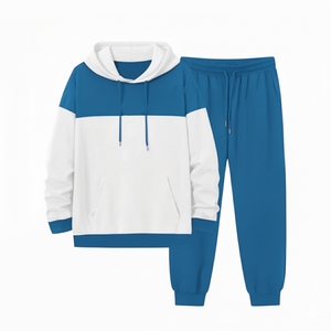 Conjunto Deportivo para Hombre 2025, 2 Piezas, Sudadera con Capucha + Pantalones con Cordón, Ropa Deportiva Masculina para Correr, Otoño - Product Image 4