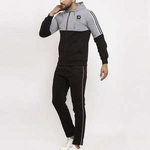 Conjunto de Chándal de Invierno para Hombre con Capucha, Diseño Personalizado, de Algodón Ecológico, con Cierre de Cremallera Completa, Estilo Urbano - Product Image 2