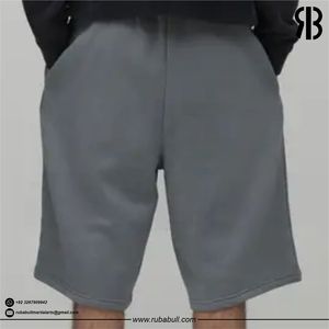 Pantalones Cortos Bermuda Casuales Grises para Hombre, de Cintura Media, Tejidos en Algodón, Transpirables, Estilo Urbano, en Oferta - Product Image 6