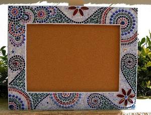 Unique Design Abstract Earth Tone Mosaic <b>Mirror</b> Frame <b>Wall</b> Hanging Decorative <b>Mirror</b> For Natural Home Hotel Interior Decor - Product Image 6