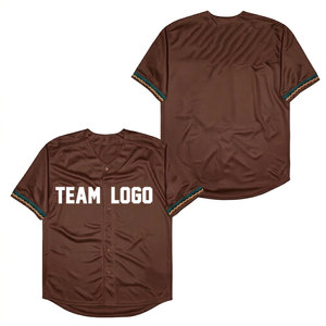 Camiseta de Béisbol Sublimada Personalizada para Hombre, Transpirable, Talla Grande, Absorbe la Humedad, Secado Rápido, Uniforme con Nombre del Equipo - Product Image 1