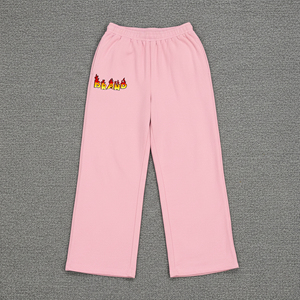 Heavyweight 100% Cotton Custom Printed Casual Men's <b>Oversized</b> <b>Jogger</b> Sweatpants Drawstring Closure Customizable Sweatpants - Product Image 1