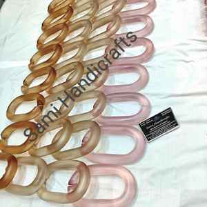 Chaînes murales en résine personnalisables, grandes tailles et couleurs claires, grandes maillons en résine multicolores disponibles, toutes les couleurs disponibles. - Product Image 6