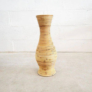 Vintage Rustic Classic Vase <b>Tall</b> Flower Vase <b>Table</b> Floor Handmade Woven Rattan Vases for Flowers Interior Decoration - Product Image 2