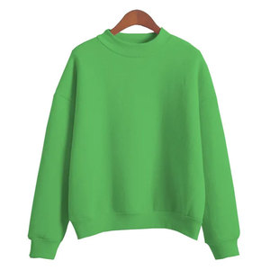 Sudaderas de Mujer 2026, Estilo Coreano, Cuello Redondo, Tejidas, Forro Grueso de Algodón y Bambú, Impermeables, Otoño Invierno, Color Caramelo - Product Image 4