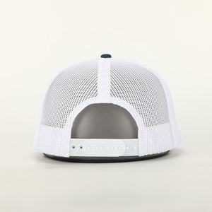 Unisex 6-<b>Panel</b> Trucker Hat Mesh Fabric Contrast Color Adjustable Fit Casual Spring Summer Cap - Product Image 2