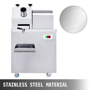 Pressa per Canna da Zucchero Elettrica Commerciale in Acciaio Inox 304 con 3 Rulli, Produzione 660lb/h, Estrattore di Succo di Canna da Zucchero per Uso Commerciale - Product Image 2