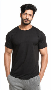 Camisetas Deportivas para Hombre, 100% Algodón, Transpirables, de Secado Rápido, Ecológicas, Corte Regular, Ligeras, para Gimnasio, Running y Entrenamiento - Product Image 6