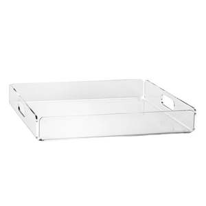 Bandeja Multiusos de Acrílico Transparente para Servir Comida de Forma Moderna y Presentar Vajilla, 20x30cm, Apta para Lavavajillas - Product Image 3