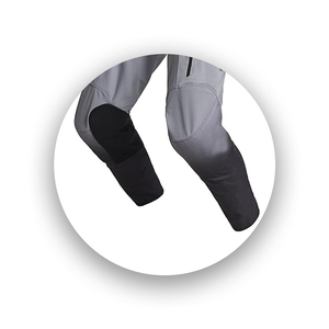 Pantalon de moto unisexe pour motocross, color-block, respirant, polyester/nylon 220g, toutes saisons, haute visibilité, impression numérique - Product Image 3