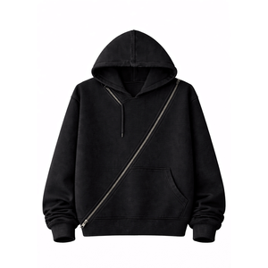 Sweat à capuche pour homme, hiver, confortable et chaud, tissu en molleton 100% coton, coupe régulière, adapté à un usage quotidien décontracté, style streetwear - Product Image 2